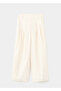 Wide Leg Cropped Pants with Pleats - 3