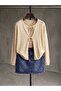 Women's Viscose Spring Cardigan with Tie Detail