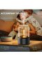 150ml Essential Oil Diffuser, Ultrasonic Aromatherapy with Auto Shut-Off, Candlelight Effect, Black - 4