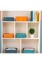 7.2L Plastic Storage Bins, Stackable Baskets with Handles for Home Classroom Organization - 4