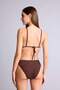 Lace-Up Wrinkled Textured Bikini Bottom E0208Ax25Sm - 4