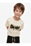 تي شيرت قطني مطبوع بأكمام قصيرة ورقبة دائرية - 2