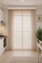 Net Tulle Curtain Wrinkle-Free Aesthetic Durable Economical Gold Stylish Tulle Curtain 1/3 Pleat Living Room Kitchen