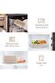 Stackable Bento Lunch Box,3-Compartment,Leakproof,Eco-Friendly,with Tableware,for Adults - 3