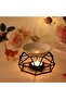 Delicate Romantic Ceramic Tealight Candle Holder Oil Burner, Metal Wax Melt Burner - 5
