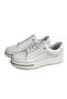 Men's Genuine Leather Casual Daily Shoes, 2026 Collection, Comfortable Walks, White Black, Vyg26Y-M697 - 8