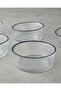Luxe Glass 6-Piece Snack Bowl 9 cm Transparent - 3