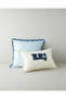 The Sea Is Calling Filled Throw Pillow 33X50 cm Navy Blue-Beige - 4