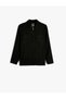 Polo Collar Jacket with Zipper Pocket Detail Slim Fit - 7