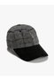 Patterned Cap Hat - Plaid Model