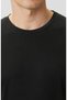 Siyah Basic Pike T-shirt - 7