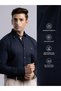 The Nautical Classic – Navy Linen Shirt with Crisp Breathability, Comfort Fit - 3