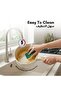 24-Piece Ceramic Cookware Set with Detachable Handle, PFAS-Free Healthy Cooking - Cream - 6