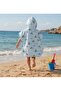 Children's Poncho Muslin, Hedgehog Pattern, 100% Cotton, Beach / Bath Muslin, up to 10 Years Old - 2