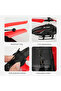 Blue Crash Resistant Remote Control Aircraft Induction Helicopter Dual-mode Suspended Drone Toy with - 4