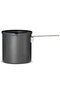 Trek Pot 1.0L Camping Cook Pot Set, Hard Anodized Aluminum Backpacking Cookware with Ceramic Nonstick Frying Pan Lid, Removable Handles & Efficient Heat Transfer Base for Outdoor Cooking - 2
