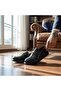 Men's Patent Leather Laceless Classic Shoes Suitable for Poly Soles and Suits - 5