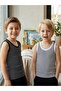 Striped 2-Piece Undershirt Set for Boys Ages 2-10 - Standard for 8-9 Years Old