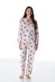 Pearl Pink Lic Minnie P Cotton U Shirt Pants Pajama Set