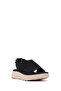 Women's Black Strappy Thick-Soled Fabric Comfort Sandals 26Sfe46406F - 7
