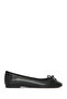 Women's Black Shoes, Leather Ballerinas 26Pfd420318
