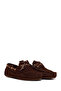 Women's Brown Suede Leather Loafer 26Pfd151110 - 3