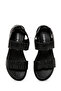Women's Black Genuine Leather Comfort Sandals 25Sfd150818 - 6