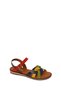 Women's Multi-Colored Buckle Leather Bodrum Sandals 26Sfd331618 - 7