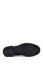 Women's Black Leather Masculine Loafer 26Pfd180418 - 5