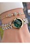 Yellow Silver Color Small Case Steel Cord 2 Year Warranty Women Wristwatch - Bracelet 0850Frc606-15 - 4