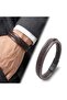 Brown Black Hair Braided Multiple Bracelet 31683B10D2