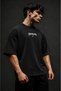 Shark+ Oversized Men's Short Sleeve T-Shirt – Relaxed Fit, Soft-Textured Sports Gym Top - 2