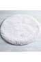 Erin Velvet Shaggy Rug Cream D90cm - 2