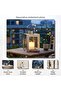 Hillary Modern Metal Lantern 10x10x15.5cm - Sliver - 6