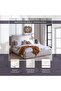 Coolwave King Bed 180x200 Cm - Beige - 5