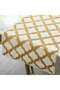Tabriz Beaded Table Runner 33x91cm-ivory Gold - 2