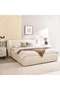 Petermann King Bed 180x200 Cm - Beige