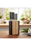 Runo 5-piece Knife Block Set -black & Chrome