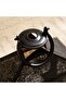 Asiya Metal Rectangle Etch Lantern 30x17x33.5cm - Black - 2
