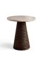 Trevi End Table Marble - Beige & Brown - 5