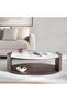 Adara Coffee Table Ceramic - Brown - 2