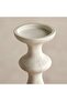 Livi Polyresin Candle Holder 10x10x32cm - Beige - 2