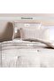 Edith 3-piece Queen Comforter Set 200x240cm - Silver Grey - 6