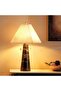 Megumi E27 Marble Table Lamp With Pull Switch 35.5x56cm - Black - 2