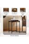 Hilton Metal Decor Stand With Tray 41x41x41cm - Brown - 4