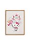 Hello Kitty Balloon Canvas Framed Wall Art 40x30x2cm-pink - 4