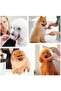 2 - Pcs Bright Color Metal Dog Cat Comb - 19 cm - 8