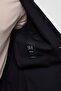 Black Slim Mono Collar Plain Pocket 6 Drop Suit - 7