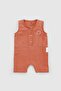 Organic Cotton Baby Salopet Orange