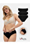 Women's Cotton Bato Panties - 3 Pieces Black - 3-Pack Plus Size Included Underwear